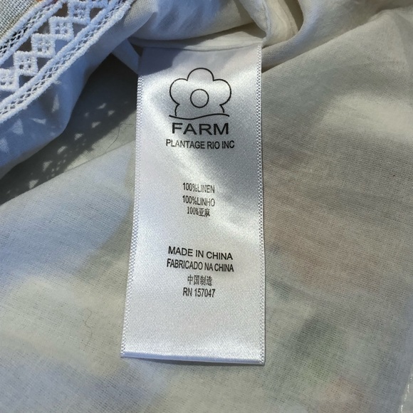 RARE FARM Rio Linen Cashew Dress - Picture 12 of 14